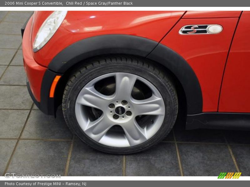 Chili Red / Space Gray/Panther Black 2006 Mini Cooper S Convertible