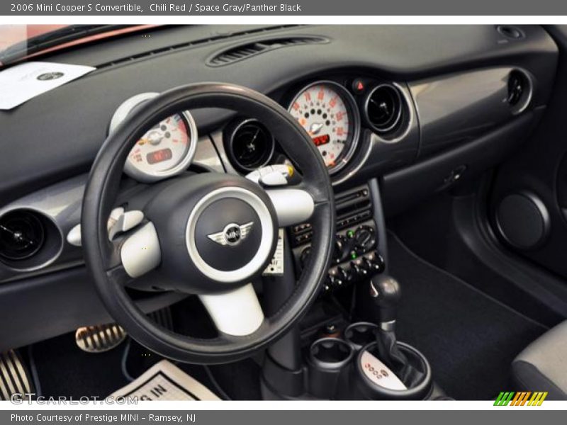 Chili Red / Space Gray/Panther Black 2006 Mini Cooper S Convertible