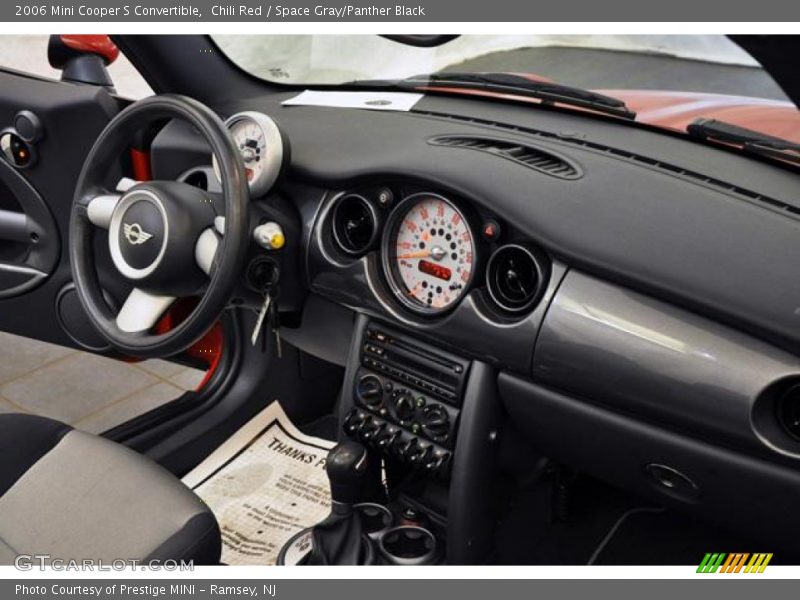 Chili Red / Space Gray/Panther Black 2006 Mini Cooper S Convertible