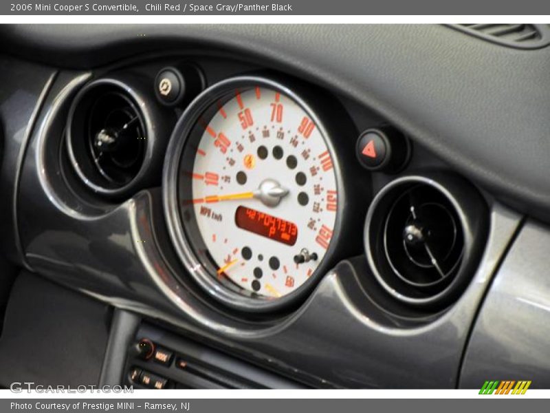 Chili Red / Space Gray/Panther Black 2006 Mini Cooper S Convertible