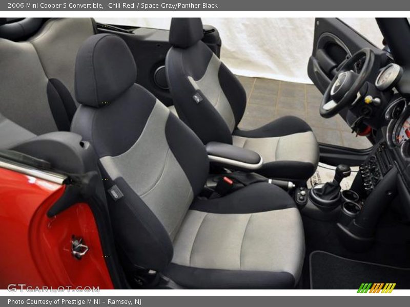 Chili Red / Space Gray/Panther Black 2006 Mini Cooper S Convertible