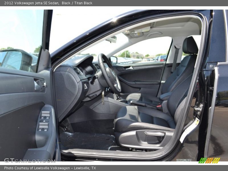 Black / Titan Black 2012 Volkswagen Jetta SE Sedan