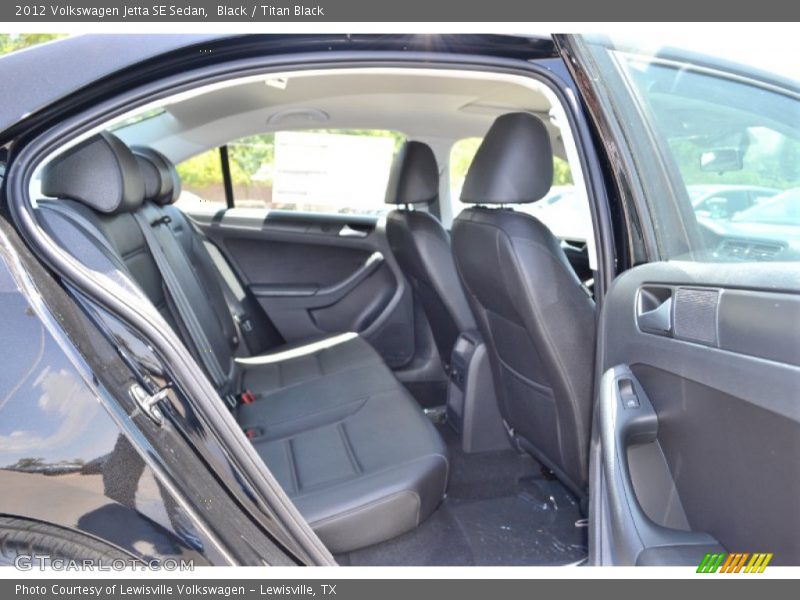 Black / Titan Black 2012 Volkswagen Jetta SE Sedan