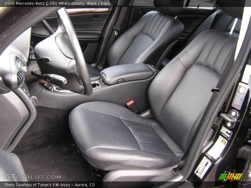 Black / Black 2006 Mercedes-Benz C 280 4Matic Luxury