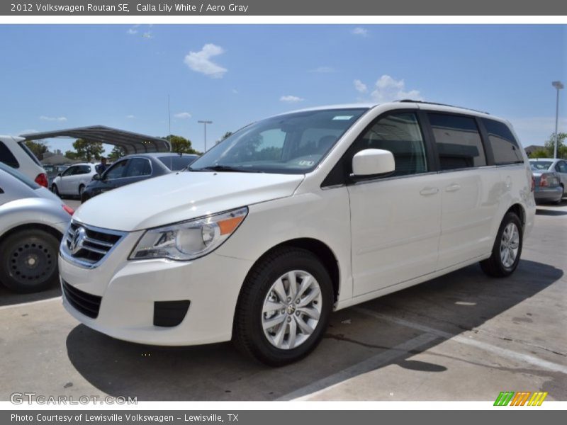 Calla Lily White / Aero Gray 2012 Volkswagen Routan SE