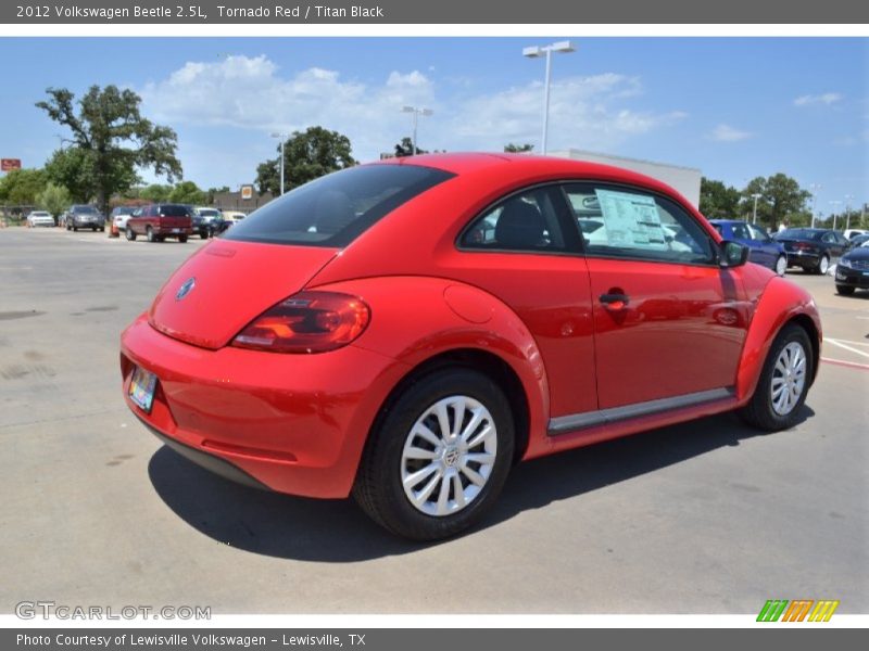 Tornado Red / Titan Black 2012 Volkswagen Beetle 2.5L