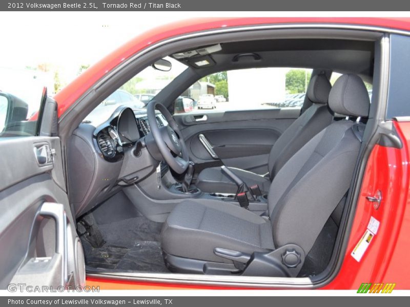Tornado Red / Titan Black 2012 Volkswagen Beetle 2.5L