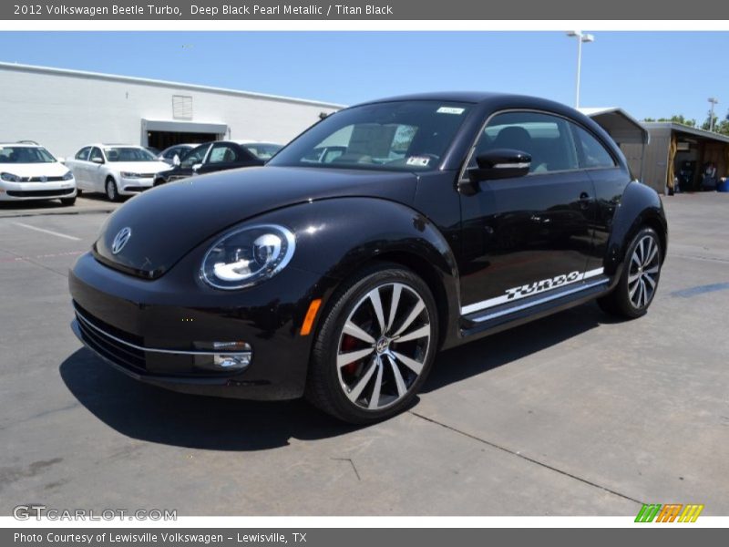 Deep Black Pearl Metallic / Titan Black 2012 Volkswagen Beetle Turbo