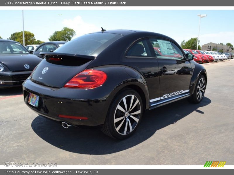 Deep Black Pearl Metallic / Titan Black 2012 Volkswagen Beetle Turbo