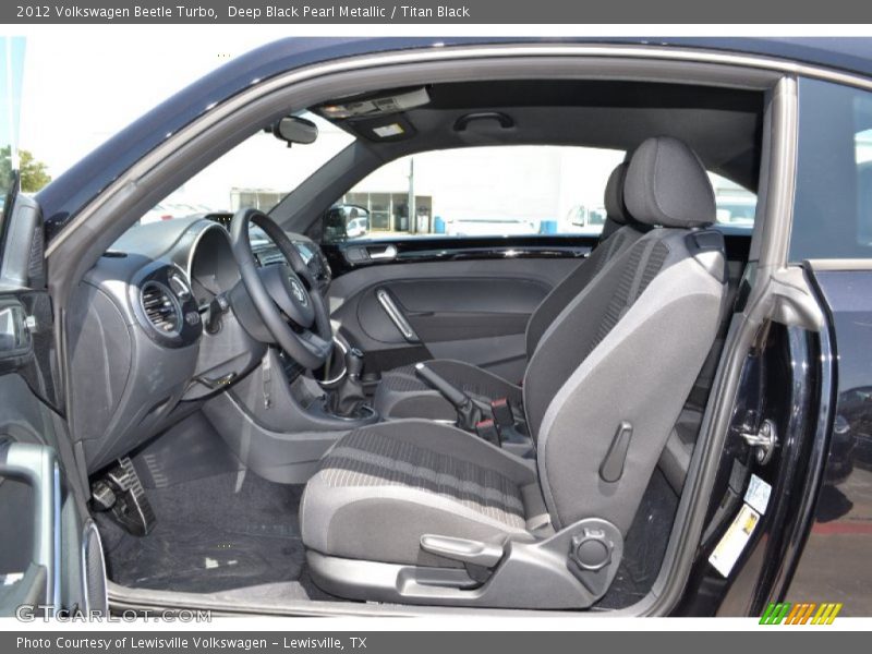 Deep Black Pearl Metallic / Titan Black 2012 Volkswagen Beetle Turbo
