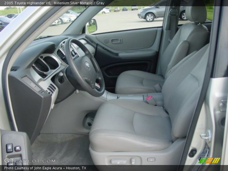 Millenium Silver Metallic / Gray 2005 Toyota Highlander V6
