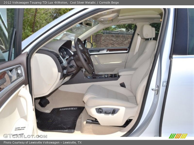 Cool Silver Metallic / Cornsilk Beige 2012 Volkswagen Touareg TDI Lux 4XMotion
