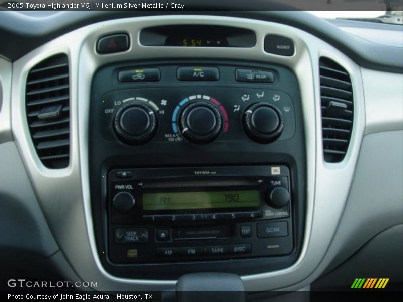 Millenium Silver Metallic / Gray 2005 Toyota Highlander V6