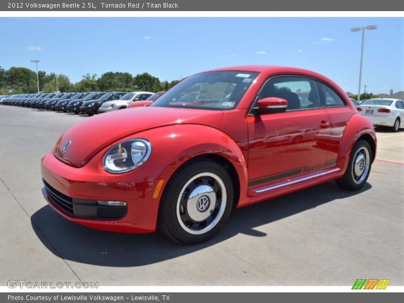 Tornado Red / Titan Black 2012 Volkswagen Beetle 2.5L