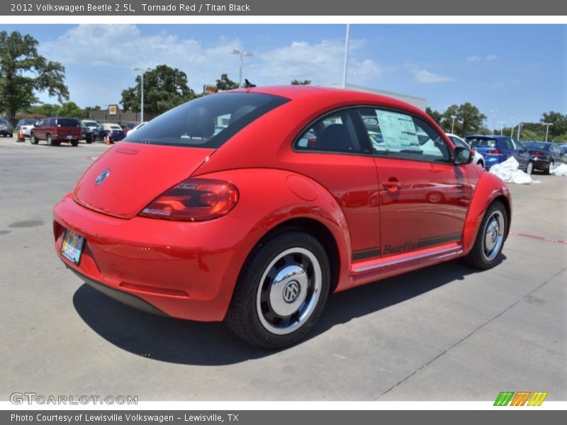 Tornado Red / Titan Black 2012 Volkswagen Beetle 2.5L