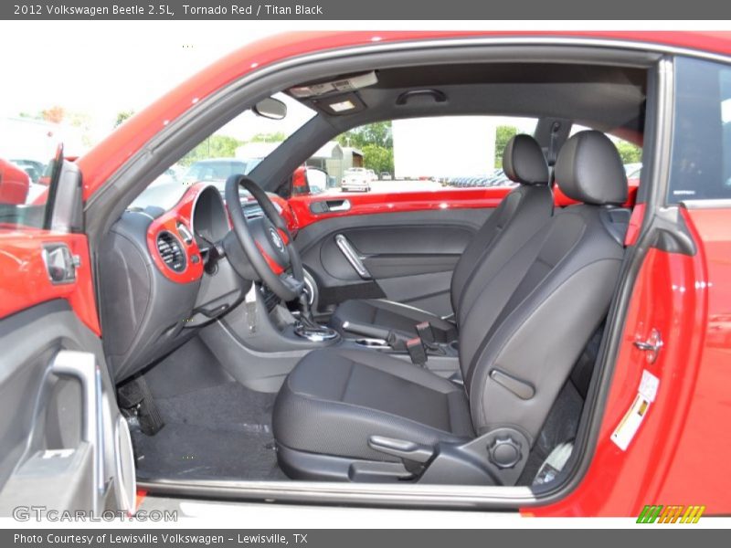 Tornado Red / Titan Black 2012 Volkswagen Beetle 2.5L