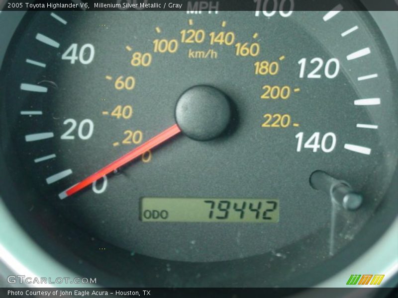 Millenium Silver Metallic / Gray 2005 Toyota Highlander V6