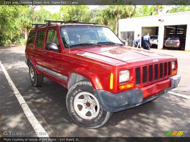 Flame Red / Camel 1999 Jeep Cherokee Classic 4x4
