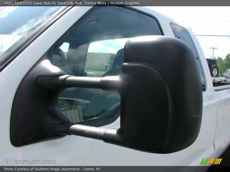 Oxford White / Medium Graphite 2001 Ford F250 Super Duty XL SuperCab 4x4