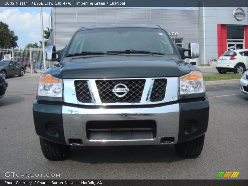Timberline Green / Charcoal 2009 Nissan Titan SE Crew Cab 4x4