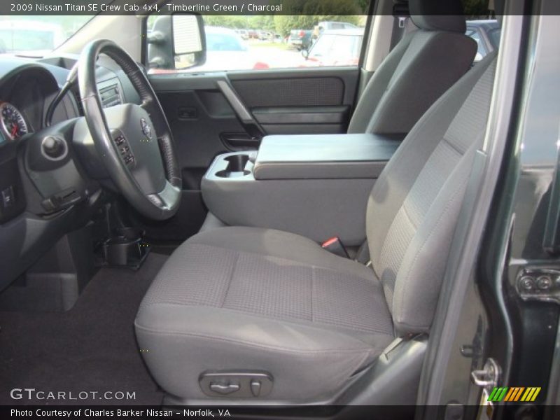 Timberline Green / Charcoal 2009 Nissan Titan SE Crew Cab 4x4