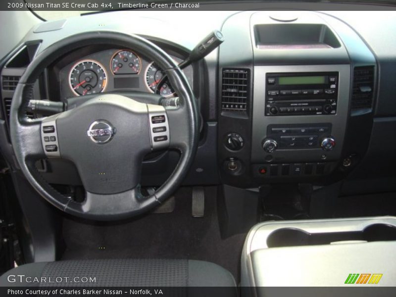 Timberline Green / Charcoal 2009 Nissan Titan SE Crew Cab 4x4