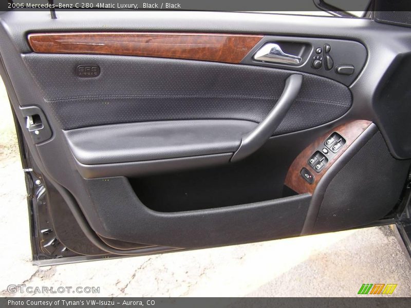 Black / Black 2006 Mercedes-Benz C 280 4Matic Luxury