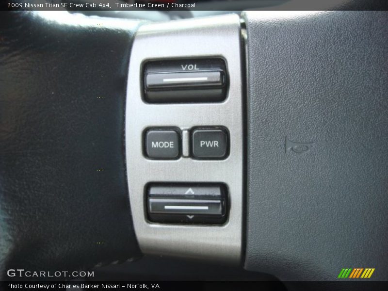 Timberline Green / Charcoal 2009 Nissan Titan SE Crew Cab 4x4
