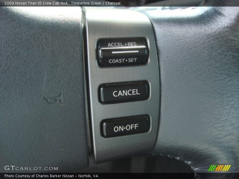 Timberline Green / Charcoal 2009 Nissan Titan SE Crew Cab 4x4