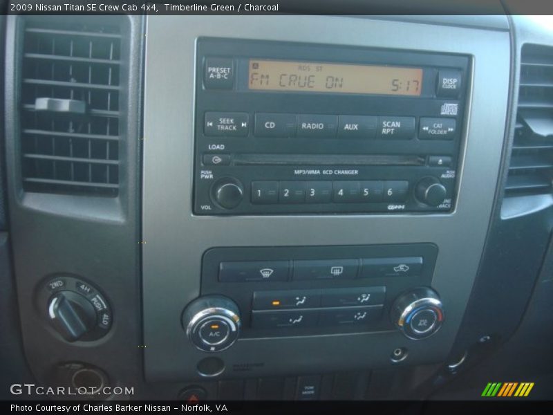 Timberline Green / Charcoal 2009 Nissan Titan SE Crew Cab 4x4