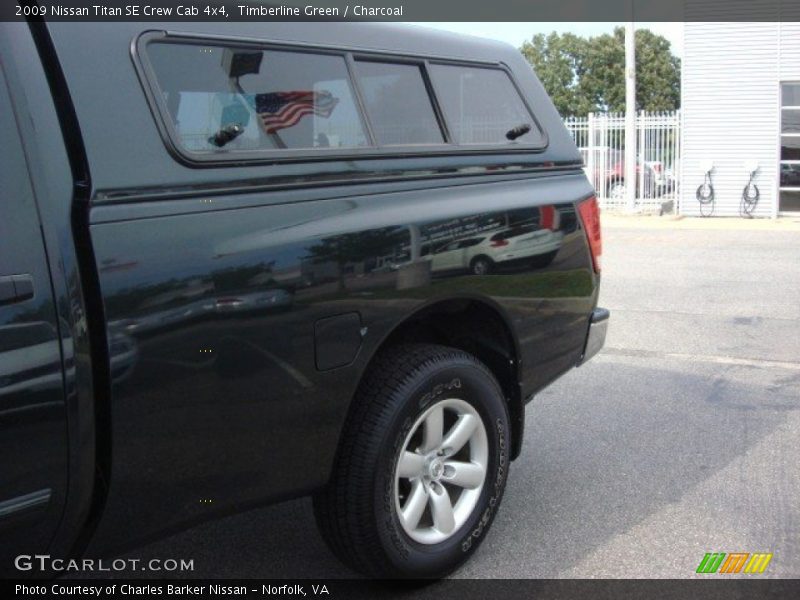 Timberline Green / Charcoal 2009 Nissan Titan SE Crew Cab 4x4