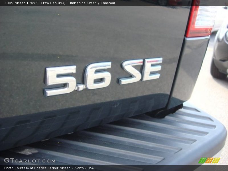 Timberline Green / Charcoal 2009 Nissan Titan SE Crew Cab 4x4