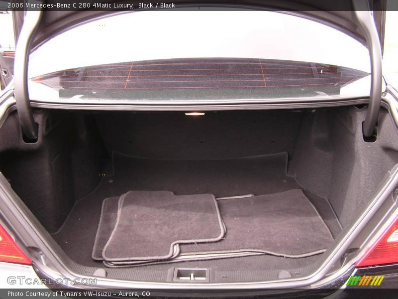 Black / Black 2006 Mercedes-Benz C 280 4Matic Luxury