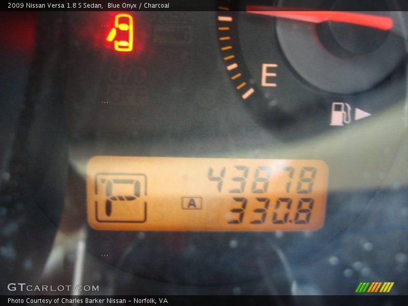 Blue Onyx / Charcoal 2009 Nissan Versa 1.8 S Sedan