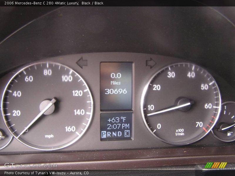 Black / Black 2006 Mercedes-Benz C 280 4Matic Luxury