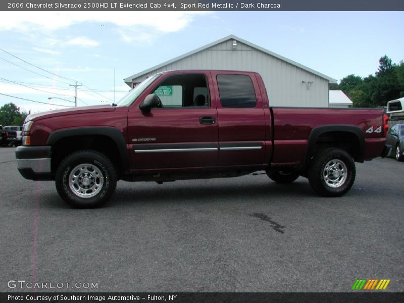 Sport Red Metallic / Dark Charcoal 2006 Chevrolet Silverado 2500HD LT Extended Cab 4x4