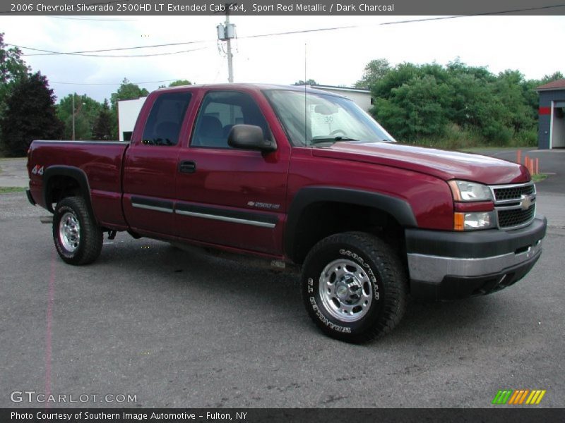 Sport Red Metallic / Dark Charcoal 2006 Chevrolet Silverado 2500HD LT Extended Cab 4x4