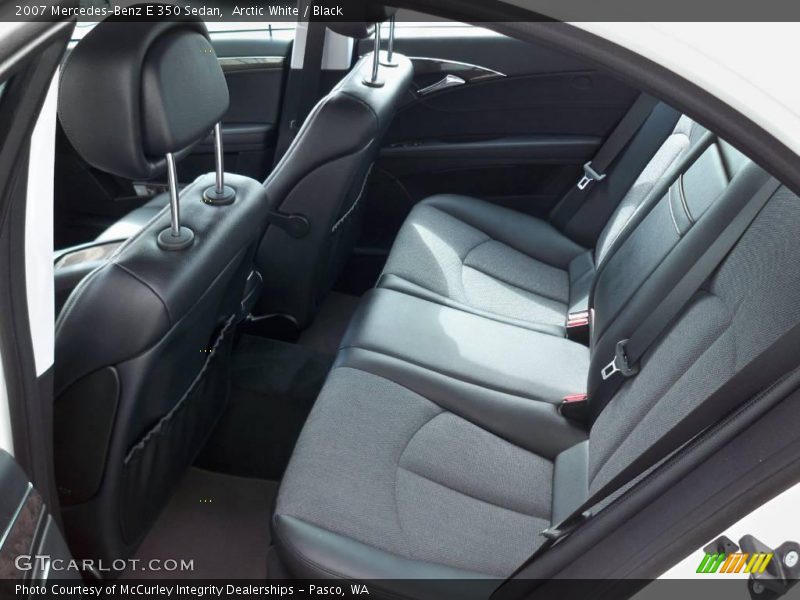 Arctic White / Black 2007 Mercedes-Benz E 350 Sedan