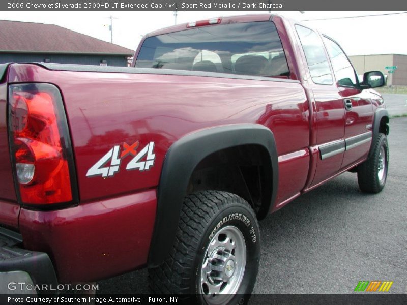 Sport Red Metallic / Dark Charcoal 2006 Chevrolet Silverado 2500HD LT Extended Cab 4x4