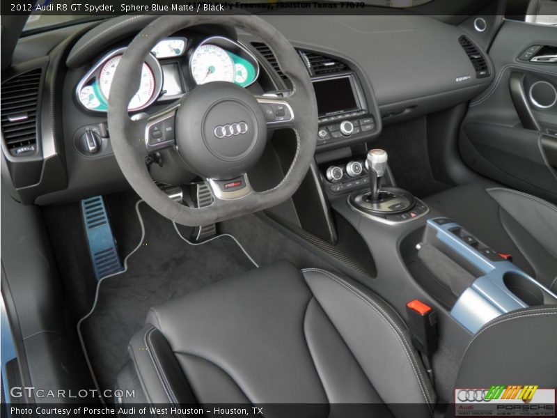 Black Interior - 2012 R8 GT Spyder 
