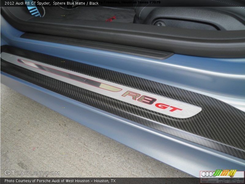 Sphere Blue Matte / Black 2012 Audi R8 GT Spyder