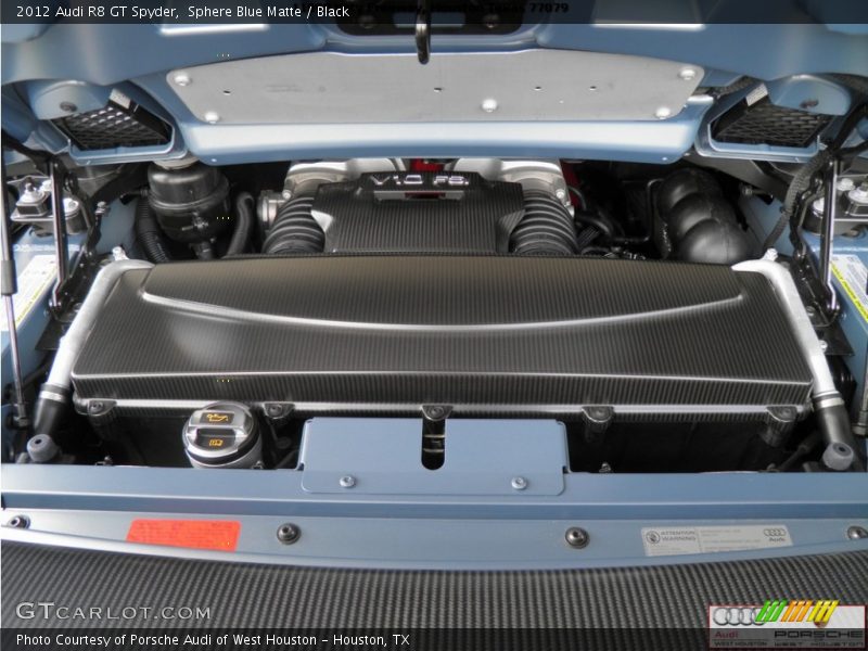  2012 R8 GT Spyder Engine - 5.2 Liter FSI DOHC 40-Valve VVT V10