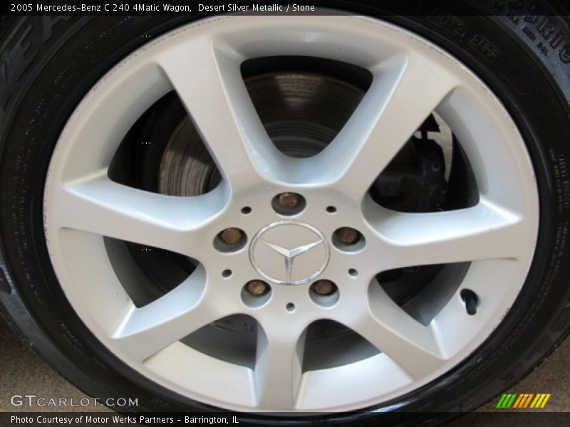 Desert Silver Metallic / Stone 2005 Mercedes-Benz C 240 4Matic Wagon