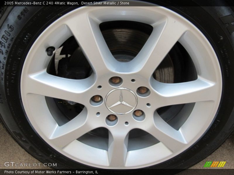Desert Silver Metallic / Stone 2005 Mercedes-Benz C 240 4Matic Wagon