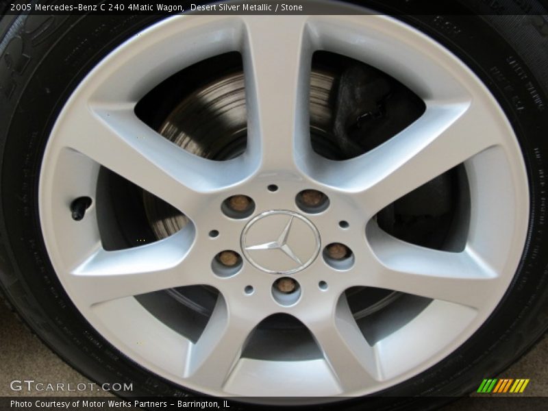 Desert Silver Metallic / Stone 2005 Mercedes-Benz C 240 4Matic Wagon