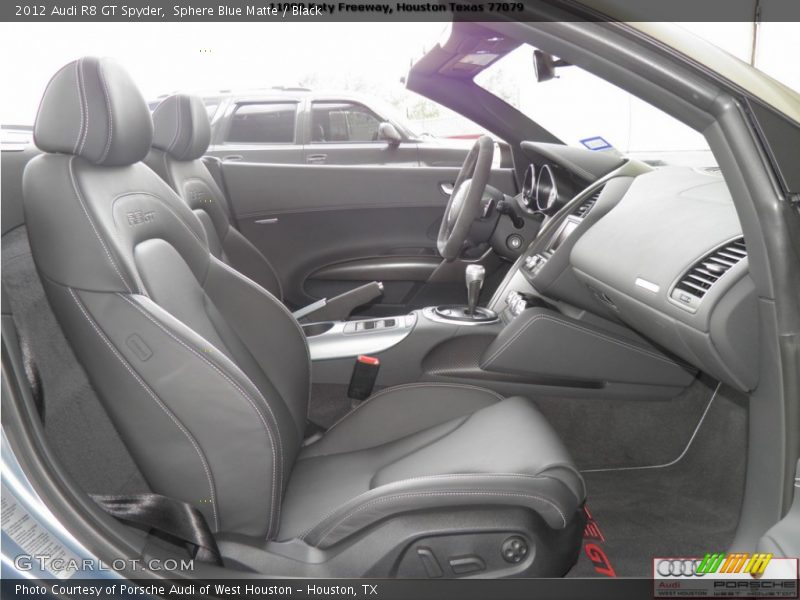 Sphere Blue Matte / Black 2012 Audi R8 GT Spyder