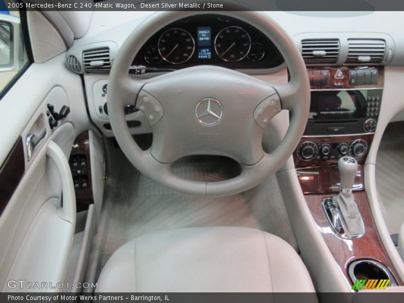 Desert Silver Metallic / Stone 2005 Mercedes-Benz C 240 4Matic Wagon