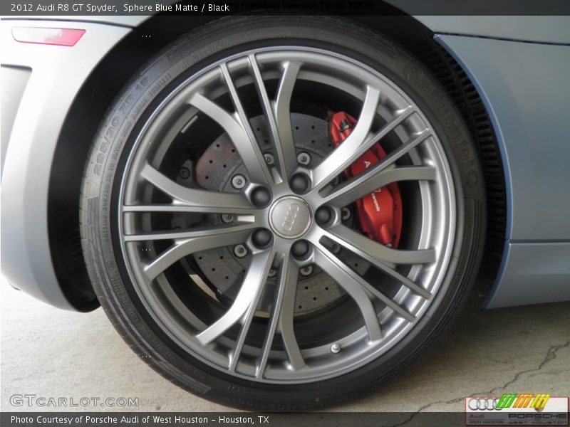 Sphere Blue Matte / Black 2012 Audi R8 GT Spyder