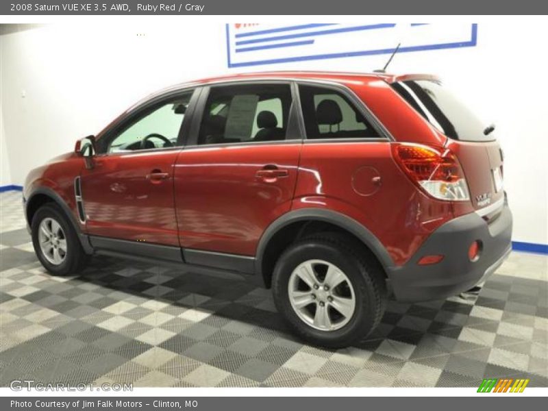Ruby Red / Gray 2008 Saturn VUE XE 3.5 AWD