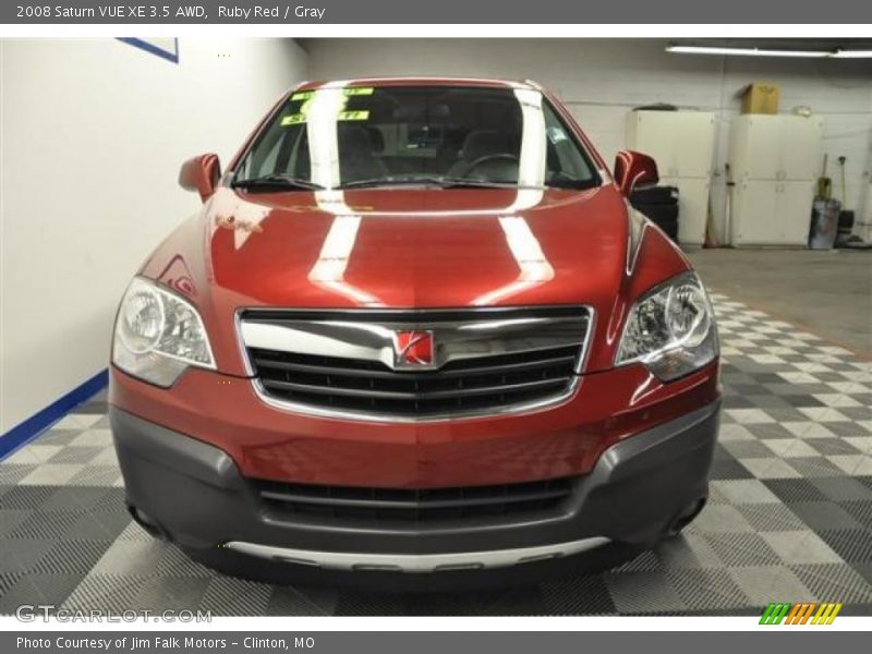 Ruby Red / Gray 2008 Saturn VUE XE 3.5 AWD